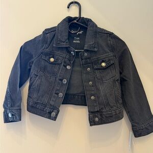 Black Washed Jean Jacket size XS 4/5 NWT cat & jack